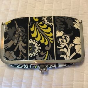 Vera Bradley Baroque Kisslock Cosmetic Bag